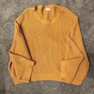 Pink Lily Warm Amber Sweater